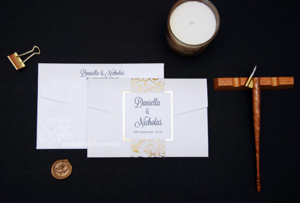 Horizontal Pocketfold with designer paper - Image 4