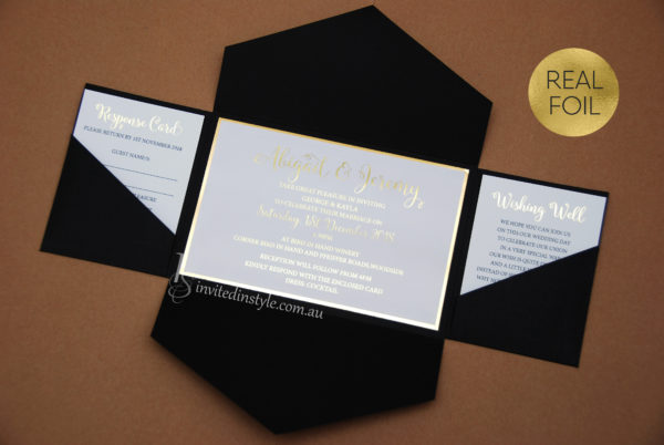 All-in-one invitation with Foil - Image 4