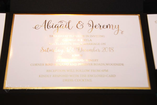 All-in-one invitation with Foil - Image 7