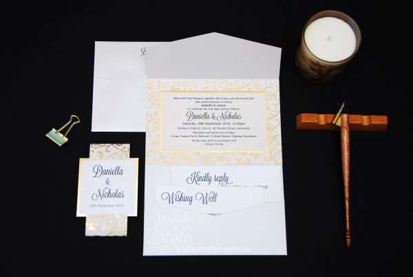 Horizontal Pocketfold with designer paper - Image 5