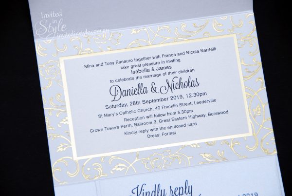 Horizontal Pocketfold with designer paper - Image 3