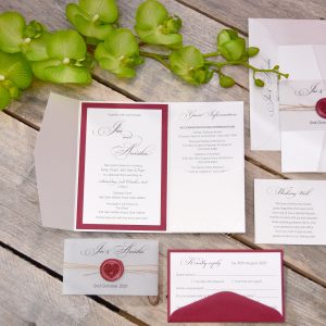 Pocketfold with wax seal