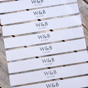 White Matte or Satin paper