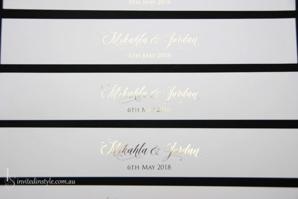 Foil print on white papers - Image 8