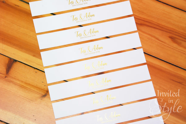 Foil print on white papers - Image 4