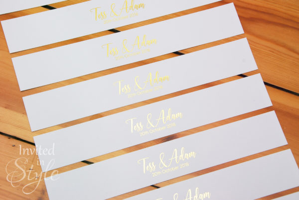 Foil print on white papers - Image 3