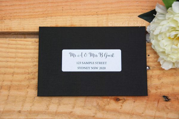 All-in-one invitation with feature font - Image 2