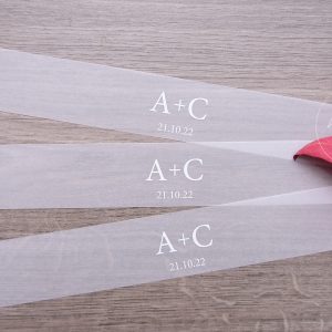 Vellum with white ink