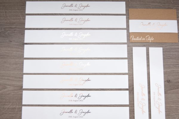 Foil print on white papers - Image 2
