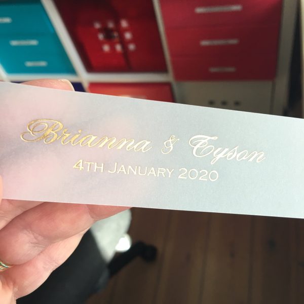 Shiny foil on vellum - Image 2