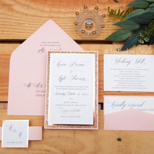Blush and glitter