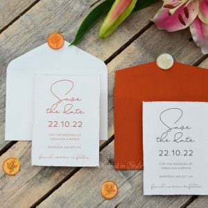 Handmade paper with feature font