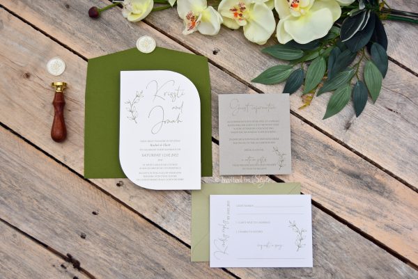 Double Half Arch - Leafy branch
