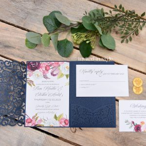 Loveheart - Burgundy floral