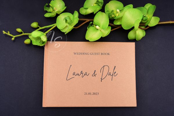 Kraft cover book with white ink - Image 5
