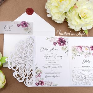 Duchess - Burgundy floral
