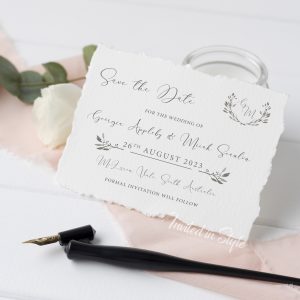 Handmade paper - Wreath logo