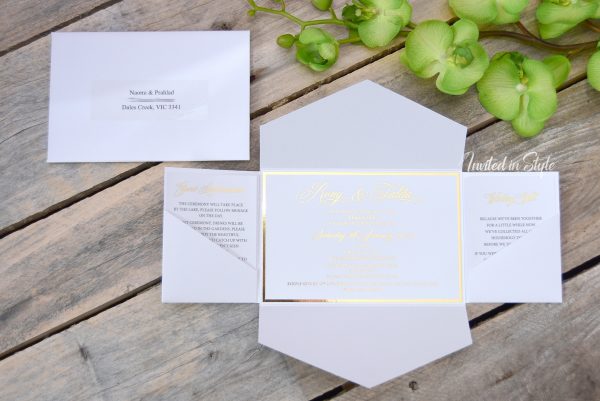 All-in-one invitation with Foil - Image 3