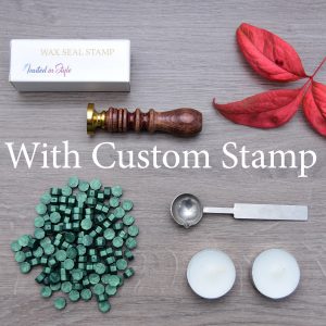 Wax Seal Kit + custom stamp