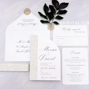 Half Arch - Embossed paper