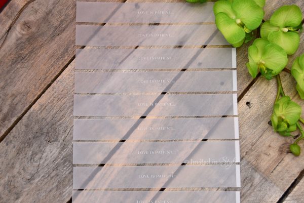 Vellum with white ink - Image 4