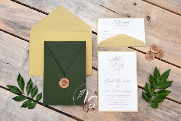 V pocket with wax seal - Image 2