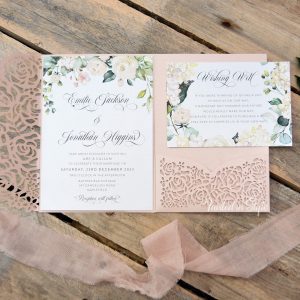 Laser Rose - Blush floral
