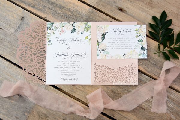 Laser Rose - Blush floral