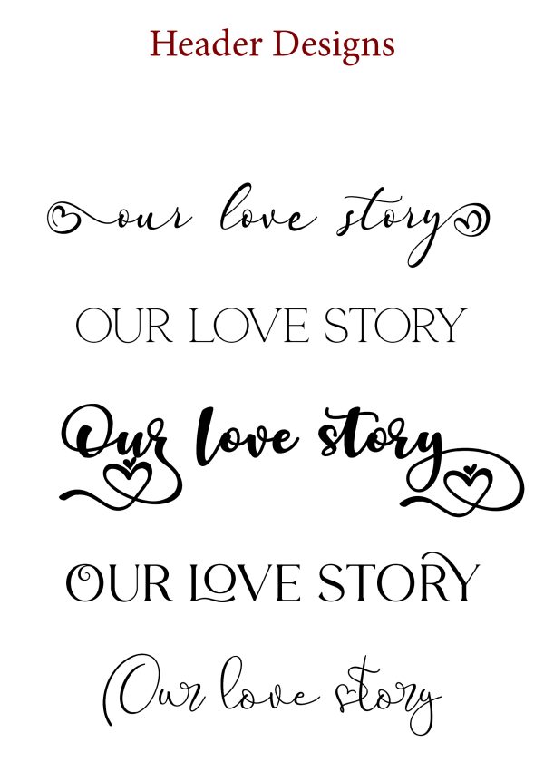 Framed "Our Love Story" Anniversary Gift - Image 4