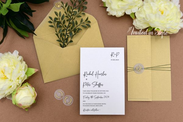 Half-fold wrap with wax seal - Image 5
