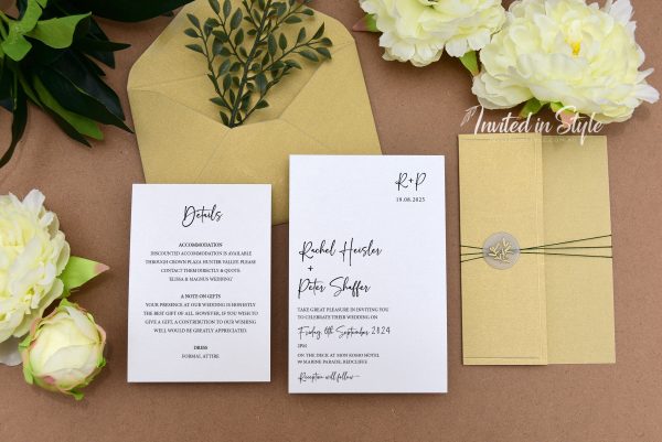 Half-fold wrap with wax seal - Image 6