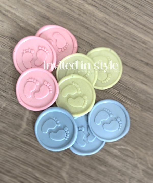 Self adhesive wax seal stickers Pk of 10 - Image 6