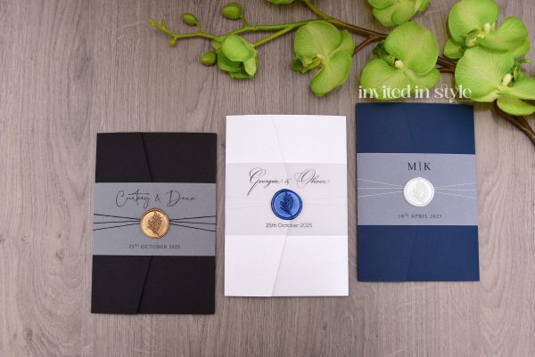 Monochrome Pocketfold with Wax Seal - Image 6