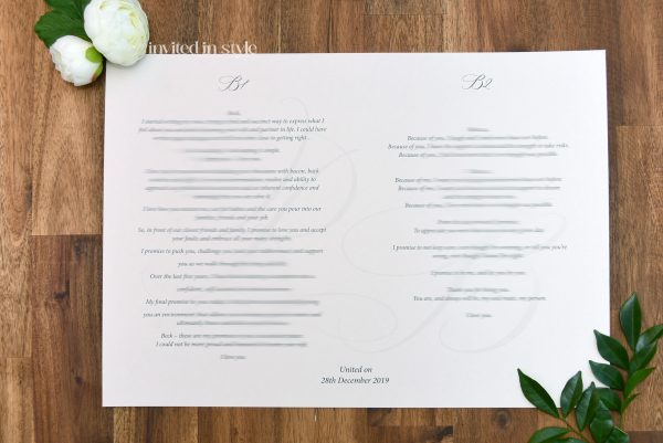 A3 print with monogram - Image 2