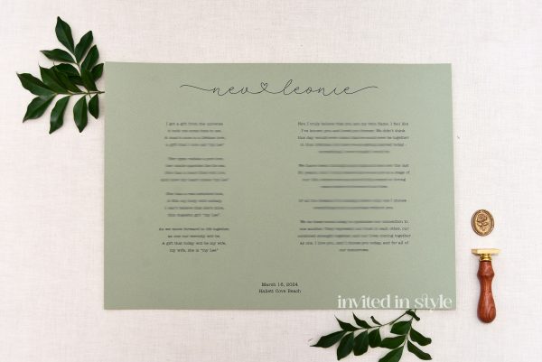 A3 print with loveheart font - Image 2