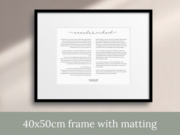 A3 print with loveheart font - Image 4
