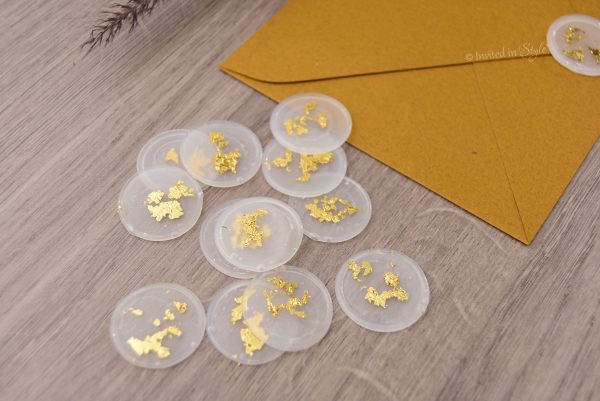 Vellum wax seal stickers