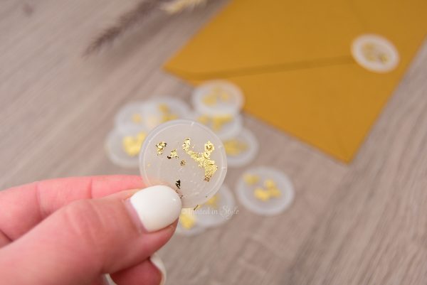 Vellum wax seal stickers - Image 2