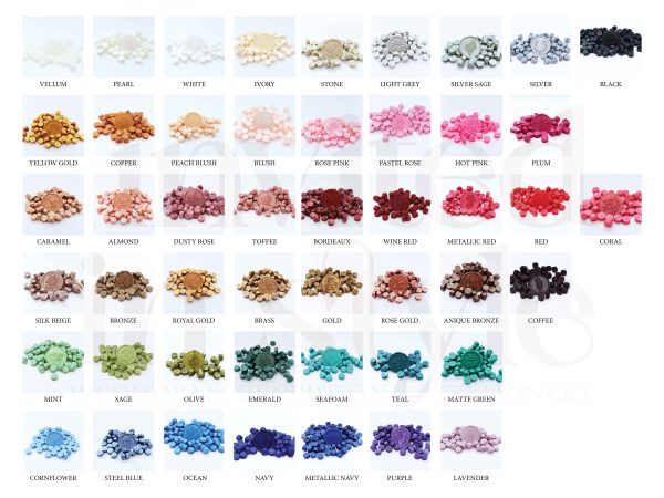Self adhesive wax seal stickers - Image 2