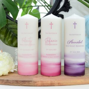 Pink or purple watercolour