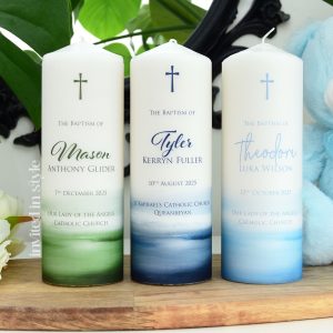 Navy | blue | green watercolour