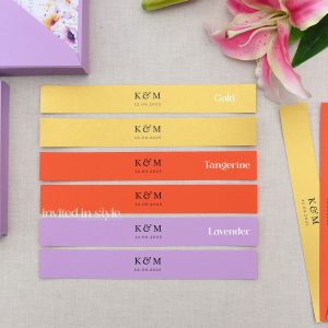 Coloured paper - black ink