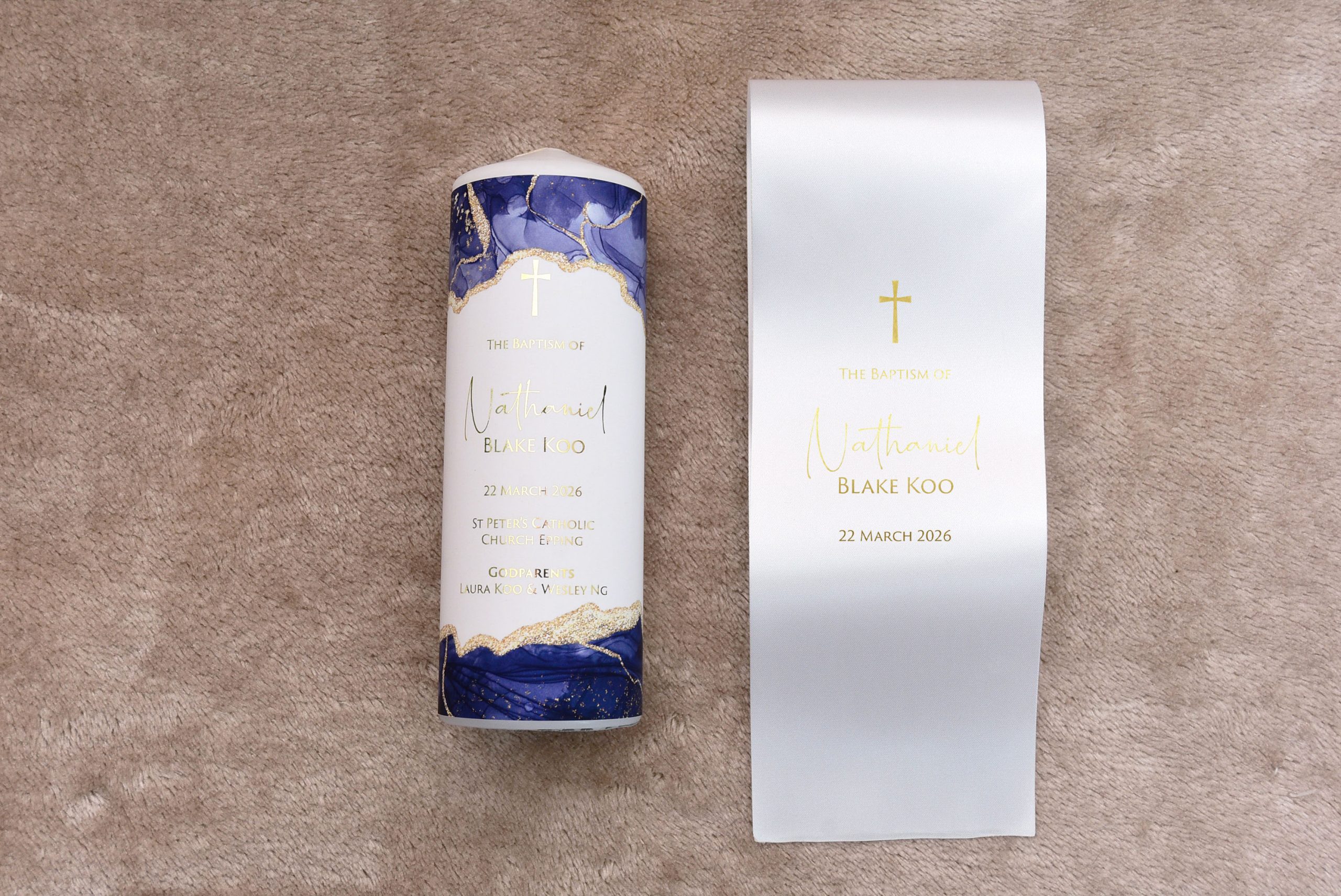 Candle & Stole set - foiled text - Image 5
