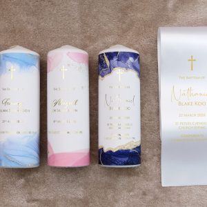 Candle & Stole set - foiled text