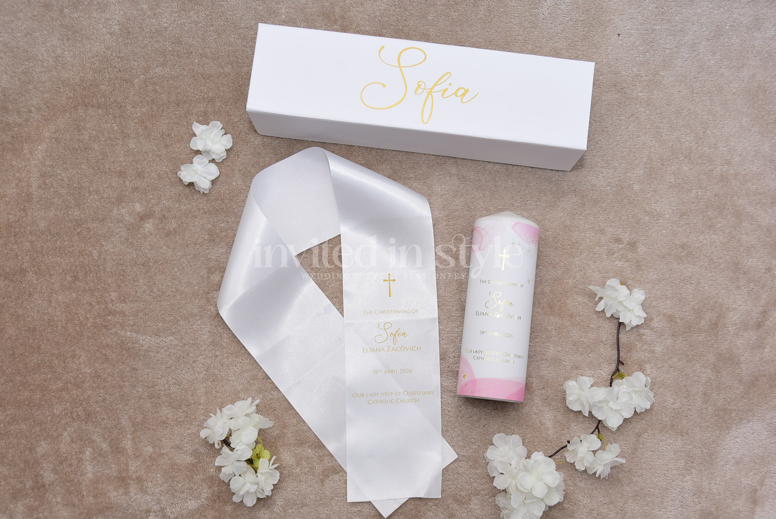 Candle & Stole set - foiled text - Image 6